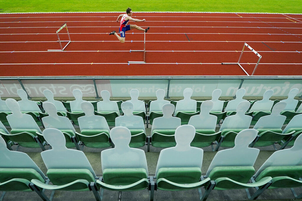 APTOPIX Norway Athletics Impossible Games